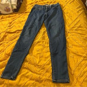 Levi Strauss ~ blue ~ super skinny jeans ~ size 24 ~ style 710